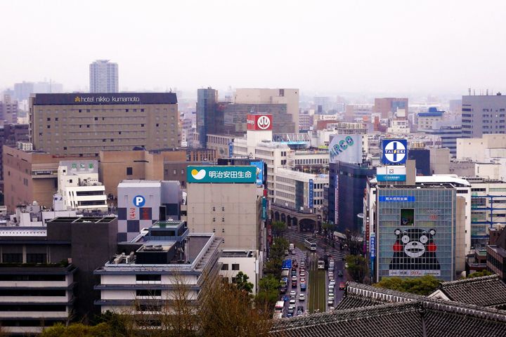 熊本市の街並み